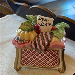 Fitz and Floyd Dear Santa Dish w/hiddensurprise🐭